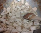 A picture of step 2 of Moes Honey Chicken Curry.