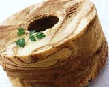 A picture of step 14 of Coffee Marble Chiffon Cake.