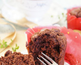 A picture of step 5 of Basic Cocoa Muffins.