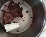 A picture of step 1 of Oreo brownie.