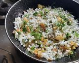 A picture of step 5 of Sabudana khichdi(fasting recipe).
