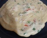 A picture of step 4 of Flatten rice chilla.