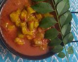 A picture of step 3 of Satvik Snake Gourd.
