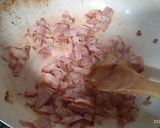 Foto del paso 3 de la receta: Pasta con salsa de tomate y trozos de tocineta 🤤