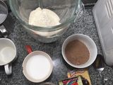Queque o bizcocho de avena cacao