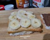 A picture of step 2 of 5 minute Peanut Butter & Nutella Sandwich.
