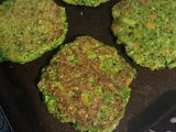Tortitas de espinacas y garbanzos