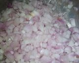 A picture of step 1 of Chicken masala curry.