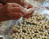 A picture of step 3 of Savory Cheedai (Uppu Cheedai in Tamil).