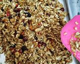 A picture of step 8 of No bake dry fruits granola bars.