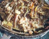 A picture of step 3 of Onion Eggplant fry with Fish oil.