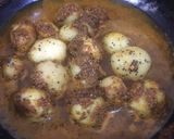 A picture of step 6 of Spicy baby potato curry.