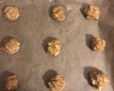 Cookies mit weißer Schokolade und Walnüssen Rezeptschritt 3 Foto