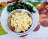 A picture of step 1 of Healthy tasty spinach and potato sabji.