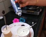 A picture of step 1 of Blue Berry Yoghurt.
