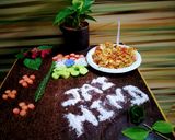 A picture of step 7 of Tricolour chatpati papad chat and salad art 🇮🇳.