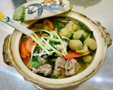 Hình bước làm 3 của món Canh sườn non nấu quả sấu