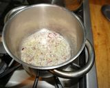 A picture of step 2 of Jon style mustard sauce.