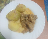Foto del paso 3 de la receta: Atún en adobo al horno con papas cocidas