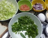 A picture of step 1 of Cabbage Egg Cutlet Pav.