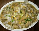 Foto langkah ke 6 dari resep Kerang Batik Teriyaki.