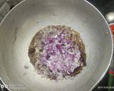 A picture of step 3 of Sarson ka Saag and Makki di Roti.