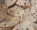 A picture of step 7 of सेल फूलका (sel phulka recipe in Hindi).