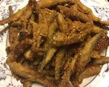A picture of step 3 of California Farm Smelt Fry with Buttermilk Dip.