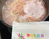 蕃茄肉醬彩虹麵的食譜步驟1照片