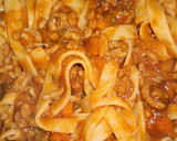 Foto del paso 8 de la receta: Nidos de pasta a la boloñesa