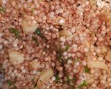 A picture of step 3 of Sabudana Khichdi.
