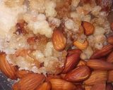 A picture of step 1 of Gond ke laddu.