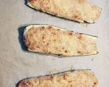 Une image de l'étape 5 de Courgette farcies au thon béchamel gruyère.