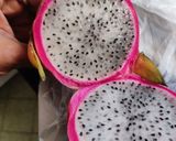 A picture of step 1 of Dragon fruit cake.