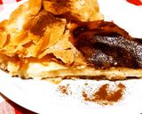 Φωτογραφία βήματος 4 της συνταγής Γαλατόπιτα με φύλλα στην βάση