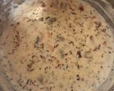 Gombás baconos tejszínes csirkemell spagettivel recept fázis 5 fotója