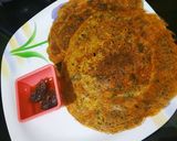 गव्हाच्या पिठाचा चिला (gavachya pithache chilla recipe in marathi) रेसिपी स्टेप 4 फोटो 