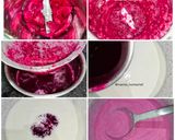A picture of step 5 of Beetroot Dosa Platter.