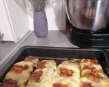 Pas rețetă Dovlecel umplut cu piept de pui, mozzarella și ciuperci 5 fotografie