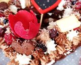 Une image de l'étape 12 de Gâteau croquant coeur chocolat saint Valentin #cuisineravecamour.