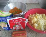 A picture of step 1 of Cold Potato Salad.