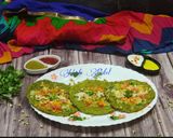 સ્પરાઉટ પનીર ચિલ્લા (sprout paneer chilla recipe in gujarati) રેસીપી સ્ટેપ6ફોટો