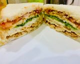 A picture of step 4 of Chicken club sandwich.