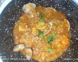 Foto del paso 9 de la receta: Meloso de sepia, langostinos y almejas