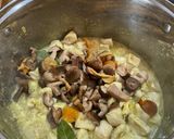 Gombás-borsós rizseshús recept fázis 4 fotója