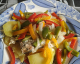 Foto del paso 4 de la receta: Salmón en papillote con verduras al horno