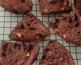Foto langkah ke 29 dari resep Orange Peel Double Choco Sourdough Bread 72% (Open Bake Method).