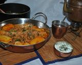 A picture of step 10 of Persian Loobia Polo (Green Bean Rice With Minced Beef) لوبیا پلو با گوشت چرخ کرده.