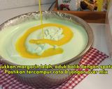 Foto langkah ke 4 dari resep Pandan Melaka Cheesecake Tanpa Terigu (bisa oven/kukus) all in one method.