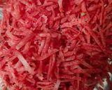 A picture of step 1 of Red Carrot and Raw Potato Patties.